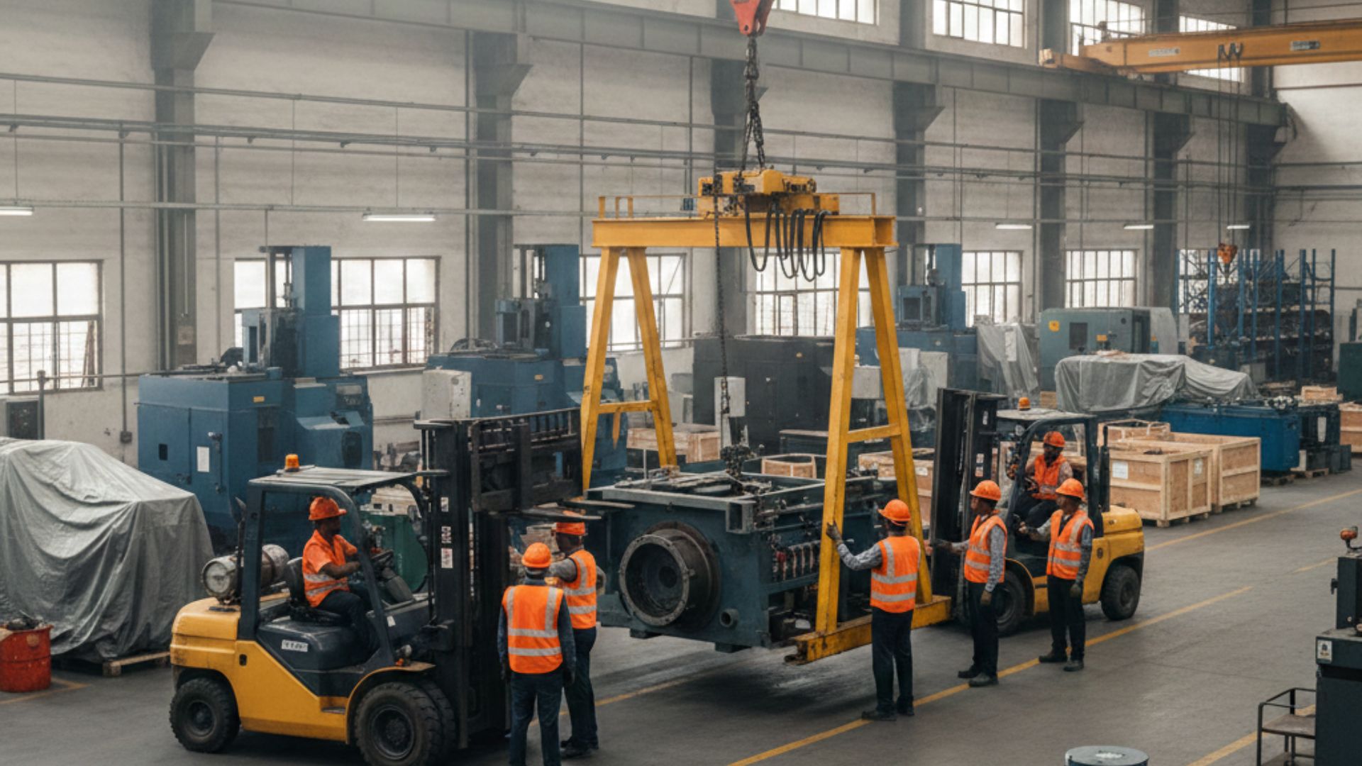 Industrial shifting in Madurai by Aachi Packers and Movers